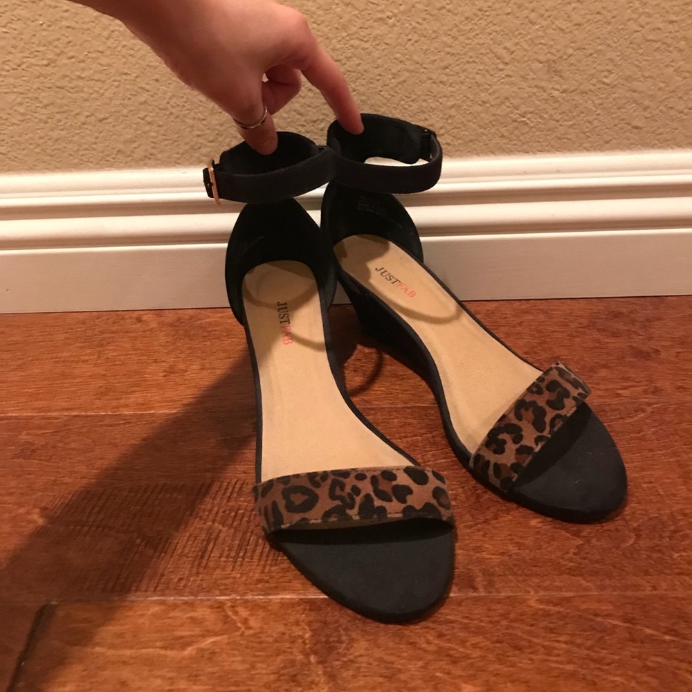 Just Fab Cheetah Sandal